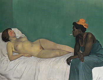 The White Woman and the Black 1913 - Felix Vallotton reproduction oil painting