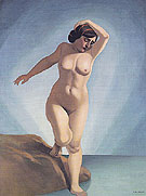 Naked Woman Entering the Water 1915 - Felix Vallotton