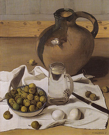 Large Jug Pears and Eggs 1921 - Felix Vallotton reproduction oil painting