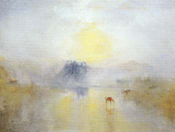 Norham Castle Sunrise c1845 - Joseph Mallord William Turner reproduction oil painting