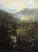 Morning amongst the Coniston Fells Cumberland 1798 - Joseph Mallord William Turner reproduction oil painting