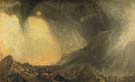 Snow Storm Hannibal and his Army Crossing the Alps 1812 - Joseph Mallord William Turner reproduction oil painting