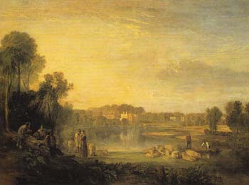 Popes Villas at Twickenham during its Dilapidation 1808 - Joseph Mallord William Turner reproduction oil painting