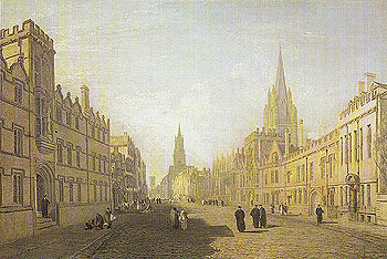 View of the High Street Oxford 1810 - Joseph Mallord William Turner reproduction oil painting
