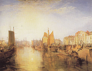 Harbour of Dieppe 1825 - Joseph Mallord William Turner reproduction oil painting