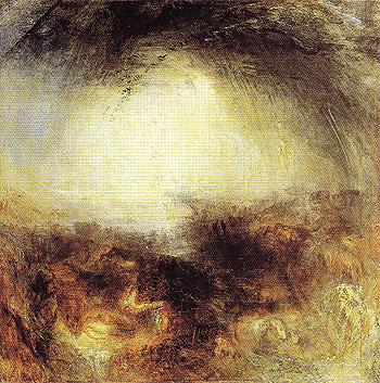 Shade and Darkness the Evening of the Deluge 1843 - Joseph Mallord William Turner reproduction oil painting