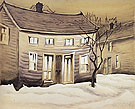 Cat Eyed House 1918 - Charles Burchfield