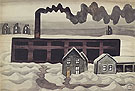 Factory and Houses 1920 - Charles Burchfield