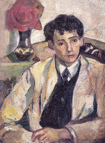 Portrait of the Artists Brother Afanasy Goncharova 1905 - Natalia Gontcharova reproduction oil painting