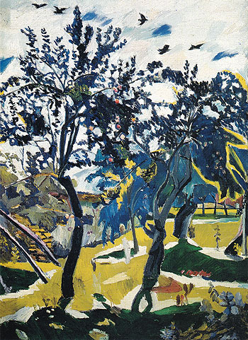 Windy Day 1907 - Natalia Gontcharova reproduction oil painting