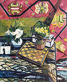 Still Life with Chessboard 1907 - Natalia Gontcharova