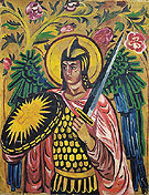 Archangel Gabriel c1909 - Natalia Gontcharova reproduction oil painting