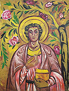St Panteleimon the Healer c1909 - Natalia Gontcharova
