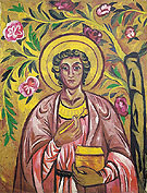 St Panteleimon the Healer c1909 - Natalia Gontcharova reproduction oil painting