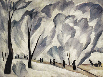 Hoar Frost c1910 - Natalia Gontcharova reproduction oil painting