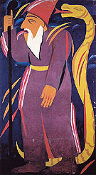 Prophet 1911 - Natalia Gontcharova reproduction oil painting