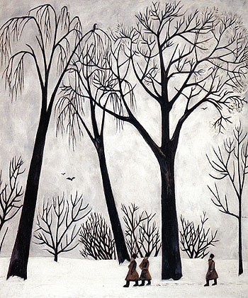 Winter 1911 - Natalia Gontcharova reproduction oil painting