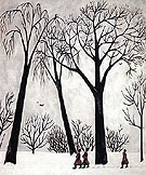 Winter 1911 - Natalia Gontcharova reproduction oil painting