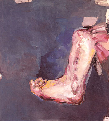 P D Foot Interior 1963 - George Baselitz reproduction oil painting