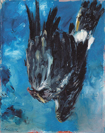 Eagle Finger Painting III 1972 - George Baselitz reproduction oil painting