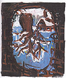 Hills Oak Tree 1987 - George Baselitz