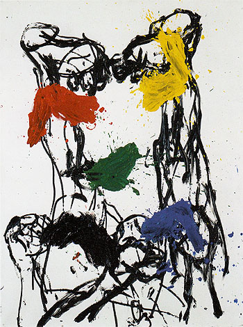 Hanna 1992 - George Baselitz reproduction oil painting