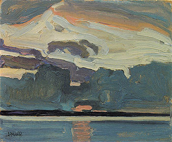 Lake Simcoe c1919 - J.E.H. MacDonald reproduction oil painting
