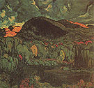 Gleams on the Hills c1920 - J.E.H. MacDonald reproduction oil painting