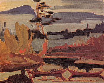 Mist Fantasy Sand River Algoma 1920 - J.E.H. MacDonald reproduction oil painting