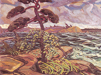 A September Gale Georgian Bay 1921 - Arthur Lismer reproduction oil painting