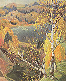 October Gold 1922 - Franklin Carmichael reproduction oil painting