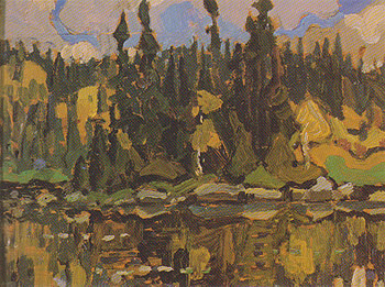 Isles of Spruce c1922 66 - Arthur Lismer reproduction oil painting