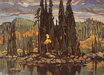 Isles of Spruce c1922 67 - Arthur Lismer reproduction oil painting