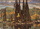 Isles of Spruce c1922 67 - Arthur Lismer reproduction oil painting