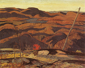 Algoma Rocks Autumn 1923 - A.Y. Jackson reproduction oil painting