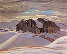 Barns c1926 - A.Y. Jackson