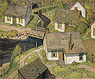 Mill Houses 1928 - A.J. Casson reproduction oil painting