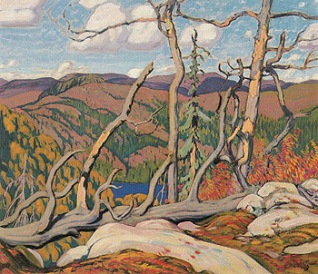 Northland Hilltop 1931 - J.E.H. MacDonald reproduction oil painting