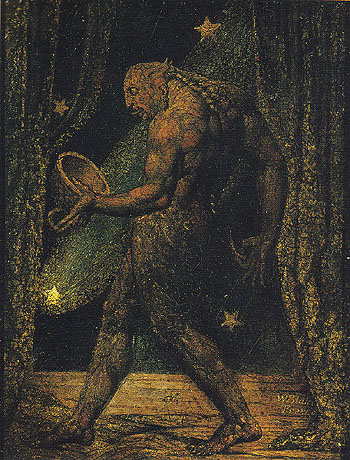 The Ghost of a Flea c1819 - William Blake reproduction oil painting