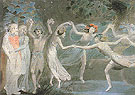 Oberon Titania and Puck with Fairies Dancing c1785 - William Blake reproduction oil painting