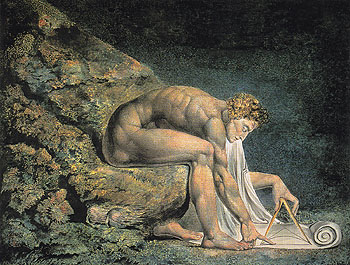 Newton c1795 - William Blake reproduction oil painting