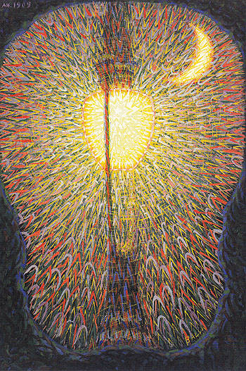 Street Light 1909 - Giacomo Balla reproduction oil painting