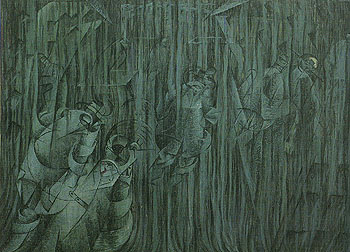 States of Mind III Those Who Stay 1911 - Umberto Boccioni reproduction oil painting