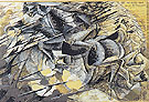 Lancers Charge c1914 - Umberto Boccioni