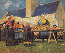 The Market Brittany Landscape 1905 - Robert Delaunay