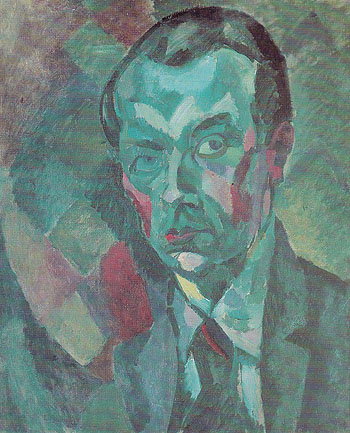 Self Portrait 1909 - Robert Delaunay reproduction oil painting