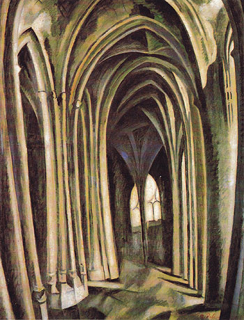 Saint Severin No 3 1909 - Robert Delaunay reproduction oil painting