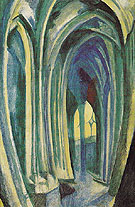 Saint Severin No 5 The Rainbow 1909 - Robert Delaunay