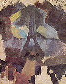 Tower First Study 1909 - Robert Delaunay