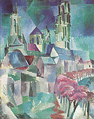 The Tower of Laon 1912 - Robert Delaunay reproduction oil painting